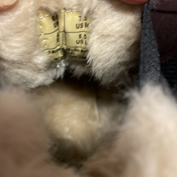 Dr. Martens Dark Brown Ankle Boots with Faux Fur Trim - Picture 4 of 5